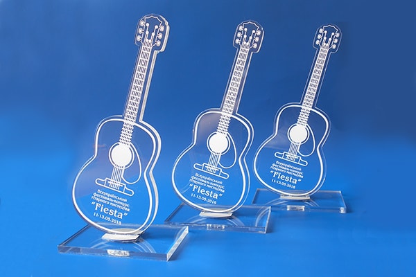 Нагородні кубки, статуетки для музичного фестивалю гітарного мистецтва Фієста, м. Черкаси